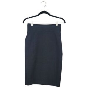 Burberry Charcoal Grey Pencil Skirt